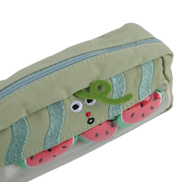 Estuche para Lápices Lindo Estilo de Dibujos Animados Estuche para Lápices Estuche para Lápices de Lona con Cremallera Alisadora Estuche para Lápices de Gran Capacidad para el ANGGREK Otros