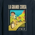 thumbnail image 3 of Luca - La Grande Corsa Postcard - Men's Long Sleeve T-Shirt, 3 of 5