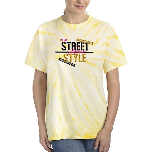 Street Lovely Style Tie Dye Cyclone Women -Image by Shutterstock, Female x-Large