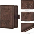 thumbnail image 5 of Passport Holder for Travel Essentials, Passport Wallet Cover Case for Travel Must Haves Accessories,Passport Book Holders for Women and Men(coffee), 5 of 5