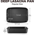 WhitfordReinforced Nonstick Lasagna Pan 15x10, 3 Inch Deep Baking