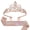 Rose Gold B, variant on Yoyauz Women's Birthday Crown & Belt Queen Crystal Crown Rhinestone Hair Band Set Happy Party Decoration Accessories Girls Princess Gift Set