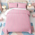 thumbnail image 2 of Erosebridal Abstract Linear Art Twin Quilt Set,Boho Lines Twin Coverlet Set,2 Pieces,1 Bedspread and 1 Pillowcase, 2 of 7