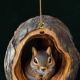 thumbnail image 7 of 2026 Forest Animal Christmas Ornaments, 3D Acrylic Animal In Acorn Hanging Hide Decoration for Christmas Tree, Wildlife Holiday Decor, Seasonal Keepsake Gifts, Unique Home and Party Decor (Squirrel), 7 of 7