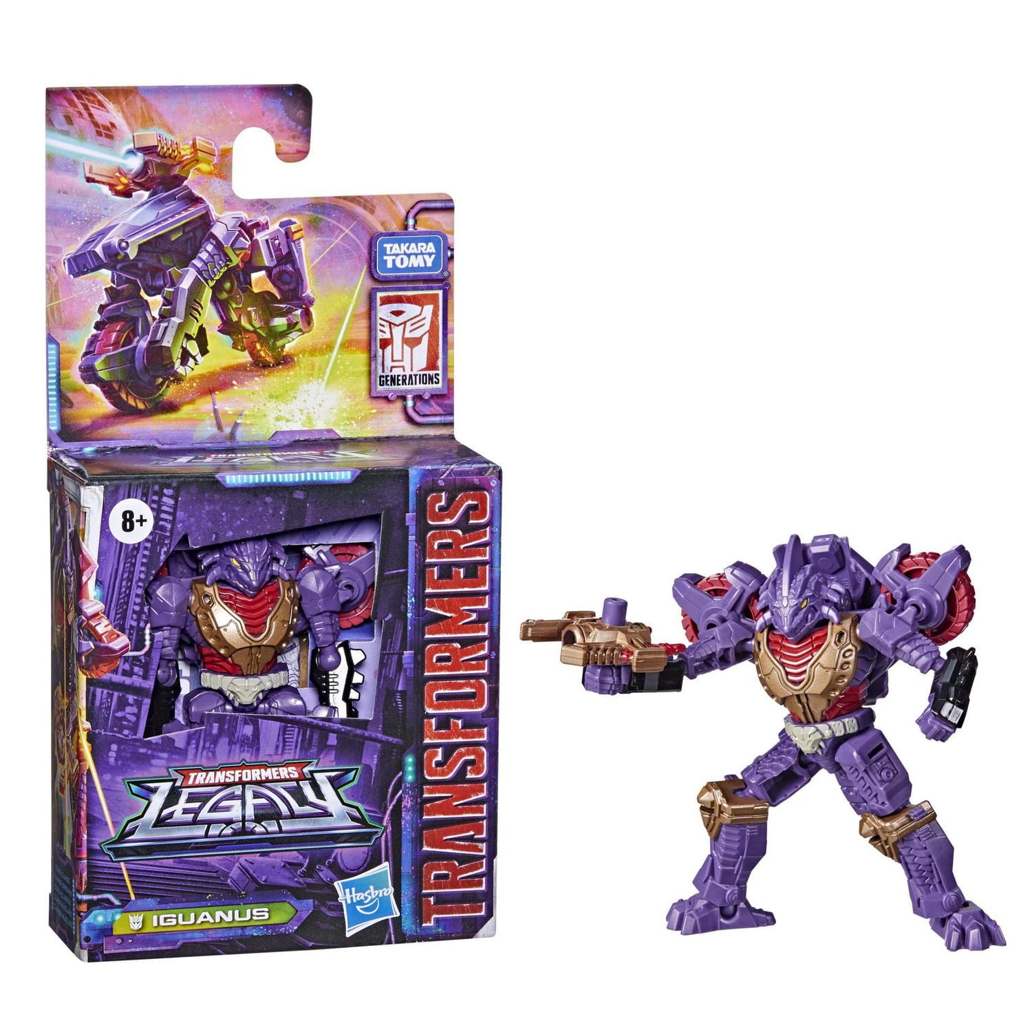 Transformers Toys Generations Legacy Core Iguanus Action Figure - Kids Ages 8 and Up, 3.5-inch