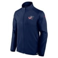 thumbnail image 2 of Men's Fanatics Navy Columbus Blue Jackets Authentic Pro Rink Fleece Full-Zip Jacket, 2 of 3