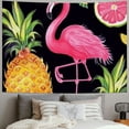 thumbnail image 2 of Orinice Pineapple Banana Flamingo Tapestry for Bedroom Aesthetic Wall Hanging Dorm Party Backdrop Poster Home Decor Tapestries  50x40inch, 2 of 6