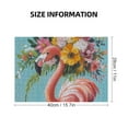 thumbnail image 2 of Patifu Impossible Wooden Puzzle Flamingo Flowers Vibrant Model: Wooden Jigsaw Puzzle Hengban Gift for Family Friends 300 PCS, 2 of 6