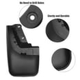 thumbnail image 3 of Unique Bargains Front and Rear Mud Flaps Splash Guards Fit for Toyota Corolla E90 Wagon Black 1 Set, 3 of 8