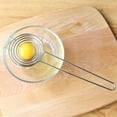 thumbnail image 4 of Kitchen Accessories Qwtwty Eggs Separator Stainless Steel Eggs Yolk White Separator Separation Tool Eggs Long Handled Separator Food Grade Eggs Separator Kitchen Cooking Gadgets 2pc, 4 of 6
