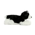 thumbnail image 3 of Aurora - Medium Black Flopsie - 12" Border Collie - Adorable Stuffed Animal, 3 of 3