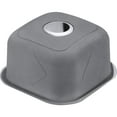 thumbnail image 5 of Ruvati 16 x 16 inch Bar Prep Sink Undermount 16 Gauge Stainless Steel, 5 of 13