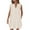 Beige, variant on Gspmoly Summer Dress, Women'S Casual European and New Women'S Shirt with V-Neck Solid Color Beach Sun Protection Dress Sleeveless V-Neck Knee Length Dress Cocktail Dress Prime Deals