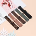 thumbnail image 3 of KOMI 2PACK Nylon Bands Compatible with Samsung Galaxy Watch 7/FE/6/5/4 44mm 40mm/ Watch 6 Classic 43mm 47mm/ Watch 5 Pro 45mm/Active 2,20mm Stretchy Sport Turquoise+Dark Pink, 3 of 7