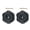 Black, variant on Trailer Interior Hardware Accessories Window Vent Knob with 1Inch Shaft 2-1/4In Diameter Latches Knob Bolts Included