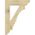 thumbnail image 3 of Ekena Millwork 6"W x 30"D x 42"H Balboa Slat Rough Sawn Bracket, Douglas Fir, 3 of 4