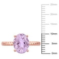thumbnail image 2 of Everly Women's Amethyst 14k Rose Gold Ring, 2 of 8
