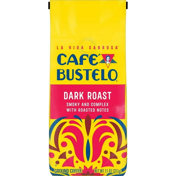Cafe Bustelo Dark Roast Ground Coffee, 11 oz - 2 Bag