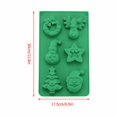 thumbnail image 6 of Mfigree Christmas Silicone Molds, Large Size Xmas Baking Mold for Mini Cakes, Handmade Soap, Chocolate, Jello, Candy and Candles,With Christmas Tree Santa Snowman Shape Silicone Mold, 6 of 8