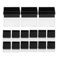 thumbnail image 1 of MasteelfCA 20pcs Display Case Useful Square Transparent Plastic Box Display Holder, 1 of 8