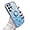 Blue 2, variant on Electroplated Transparent Floral Phone case with or Without Finger Ring Holder, Small Fragrance Design for Samsung Galaxy S24 S23 S22 S21 Ultra Plus FE Note20 Phone Case (Blue 1,S24 Ultra)