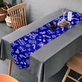 thumbnail image 4 of GZHJMY Christmas Tree Party Table Runner Seasonal Table Cloth Runner for Kitchen Dining Table Wedding Party Holiday Coffee Dining Home Decor 13 x 90 Inches, 4 of 7