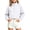 White, variant on Vetsdori Girls Long Sleeve Tops 1/4 Zipper Cute Pullover Sports Mock Neck Back-to-School Solid Color, Winter Casual Sweatshirts for Kids,Beige,Size: 5-6 Years
