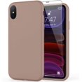 thumbnail image 1 of iPhone Xs Max Case with Screen Protector,Soft Liquid Silicone Gel Rubber Bumper Cover,Slim Fit Shockproof Protective Phone Case for iPhone Xs Max Light Brown, 1 of 8