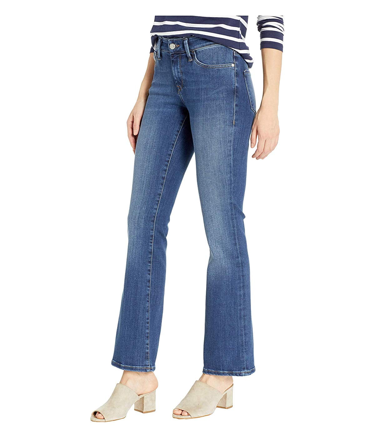 Mavi - Mavi Jeans Molly Mid-Rise Bootcut in Indigo Supersoft Indigo ...