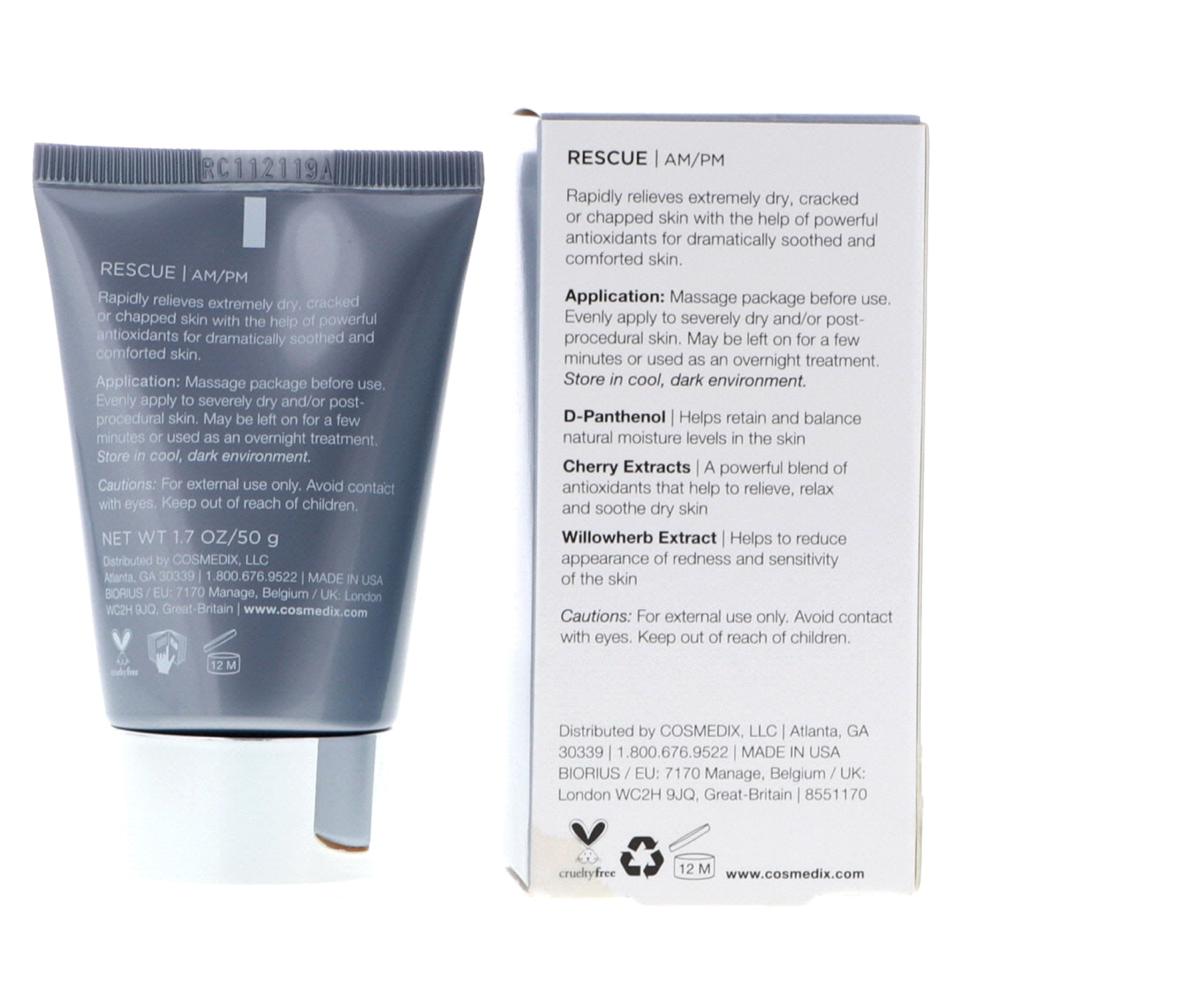 CosMedix Rescue Intense Hydrating Balm & Face Mask