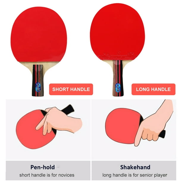 Raquettes de tennis de table professionnelles avec boutons à
