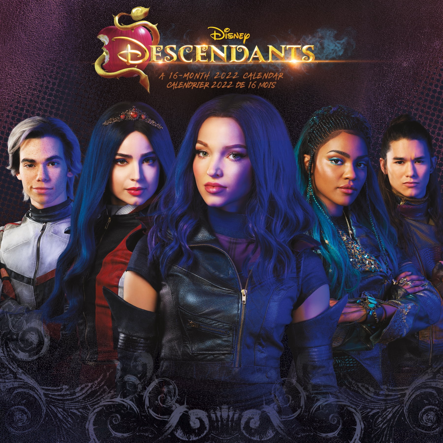 2022 Disney Descendants (Bilingual French) Wall Calendar