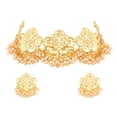 thumbnail image 5 of Efulgenz Indian Jewelry Set Traditional Faux Pearl Beaded Choker Necklace Earrings Bollywood Jewelry Set for Women, 5 of 5