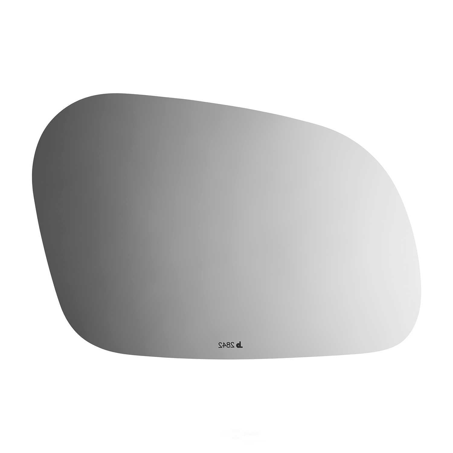 Burco Side View Mirror Replacement Glass - Clear Glass - 2842