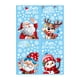 thumbnail image 2 of Christmas Decoration Santa Claus Snowman Party Decoration Snow Glass Stickers, 2 of 6