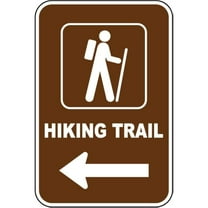 Vintage Metal Signs Hiking Trail Direction Sign Metal Tin Sign Warning Caution Notice Yard Sign Office Sign Outdoor & Indoor,8X12Inch