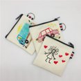 thumbnail image 3 of 6PCS Coin Purse Canvas Portable Change Holder Coin Pouch Change Purse for Women, 3 of 10