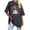A-Dark Gray584, variant on Women Tshirts Casual Oversized Letters Print Crew Neck Short Sleeve T Shirts Tops Loose Graphic Flowers Tee Shirts