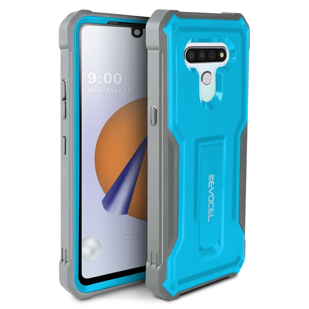 LG Stylo 6 Case, Evocel [Glass Screen Protector] [Integrated Kickstand