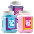 thumbnail image 2 of The Candery Cotton Candy Floss Sugar (paquete de 3) incluye 100 conos premium (paquete de 3 46 oz con 100 conos), 2 of 5