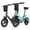 Bike with Bag, variant on Bodywel Commuter Electric Bikes for Adults, 500W Peak Motor Ebike, Electric Bicycle with 36V 13AH Battery, 14" Folding E Bike, 20MPH, UL2849