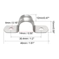 thumbnail image 2 of 14mm Rigid Pipe Strap, 304 Stainless Steel, 2 Hole Clamps, 8 Pcs, 2 of 3