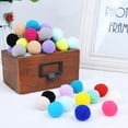 thumbnail image 2 of CHUANK 30 Pcs Balle Jouet pour Chat 0,98 Po Créative Colorée Interactive Pompon pour Chat Jouet à Mâcher pour Chat, 2 of 8