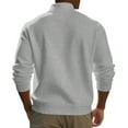 thumbnail image 3 of LWavelet Mens Half Zip Pullover Sweatshirt Casual Long Sleeve Lightweight Athletic Quarter Zip Top for Everyday Wear, 3 of 3