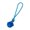 Blue#2, variant on Tuscom TPR Dog Chew Ball 2.36", Solid Rubber Bouncy Fetch Ball for Small Breeds & Puppies, Textured Dental Teething Toy, Blue