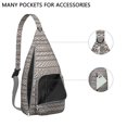 thumbnail image 3 of Earthy Minimalist Sling Backpack - Rustic Aesthetic Shoulder Bag, Lightweight Travel Pack, 3 of 4
