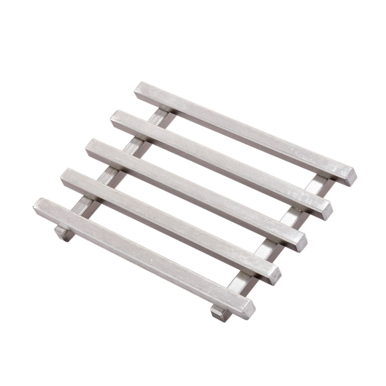 Stainless Steel Soap Holder With Adhesive Hook - No Drilling, Waterproof, Includes Razor Holder