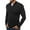 aa Black, variant on LYXSSBYX Mens Sweaters with Zipper Wool Sweater Stand Up Collar Solid Long Sleeved Knitted Pullovers