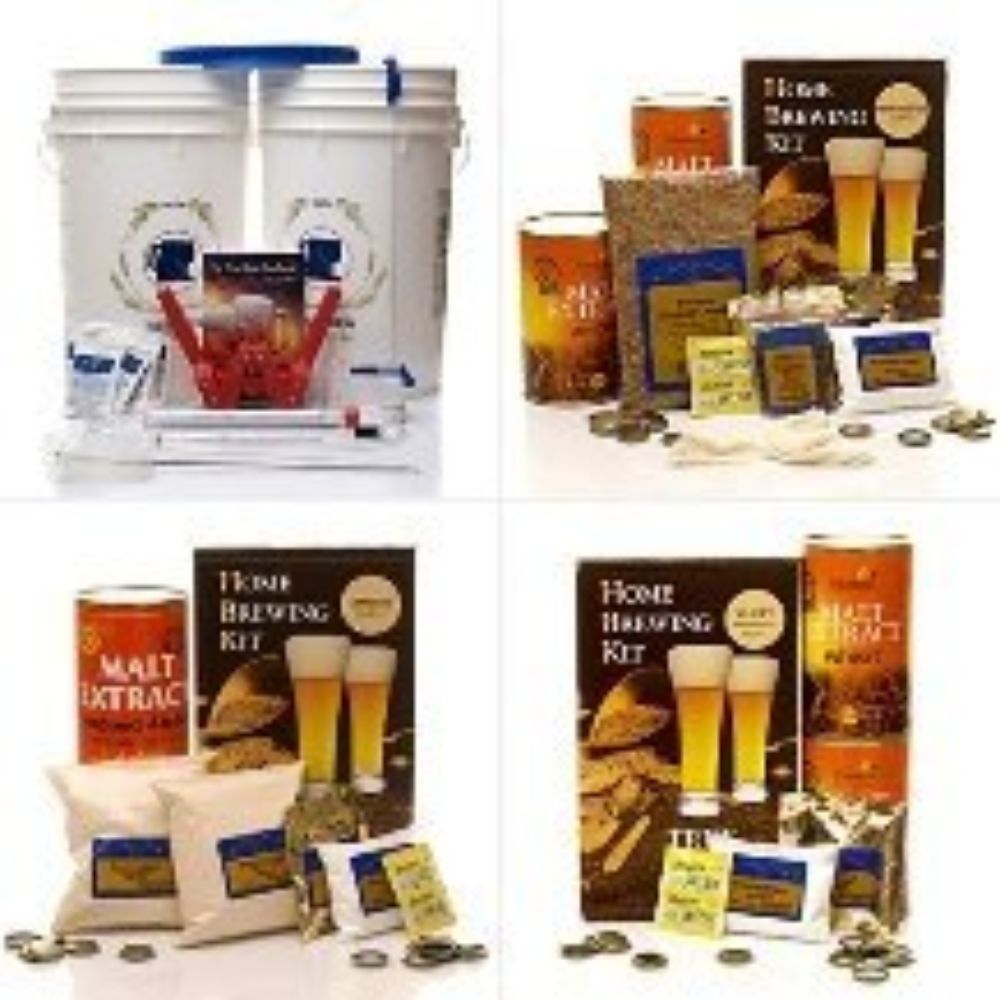 Maestro Homebrew Beer Kit with 3 True Brew Home Brew Ingredient Kits