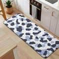 thumbnail image 5 of Blue and Dark Blue Leopard Pattern Kitchen Rug Mat,Kitchen Runner Rugs Non Skid Washable,Decorative Kitchen Floor Mats for Kitchen,Sink,Laundry,17"x47.2", 5 of 7